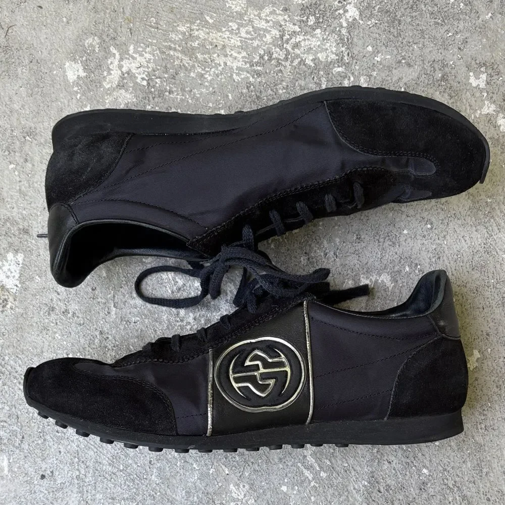 Gucci, nylon and suede men’s sneakers